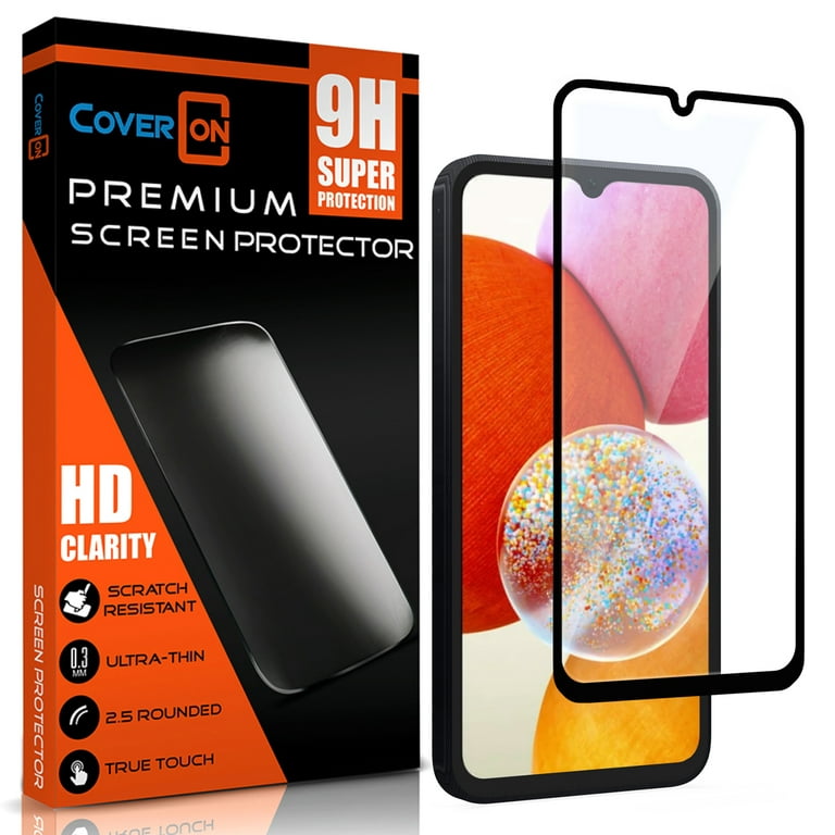 CoverON For Samsung Galaxy A15 5G Screen Protector Tempered Glass - 98%  full Coverage