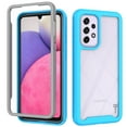thumbnail image 1 of CoverON For Samsung Galaxy A33 5G Case, Military Grade Full Body Rugged Slim Fit Clear Phone Cover, Light Blue, 1 of 6