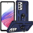 thumbnail image 1 of CoverON For Samsung Galaxy A53 5G Ring Case, Kickstand Rugged Phone Cover Magnetic Car Mount Compatible - Navy Blue, 1 of 8