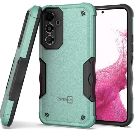 CoverON For Samsung Galaxy A54 5G Case, Military Grade Heavy Duty Rugged Phone Cover Grip, Green