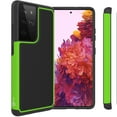 thumbnail image 1 of CoverON For Samsung Galaxy S21 Ultra 5G Case, Slim Rugged Grip Hard Phone Cover, Green, 1 of 9