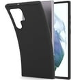 thumbnail image 1 of CoverON For Samsung Galaxy S22 Ultra Case, FlexGuard Series Soft Flexible Slim Lightweight Fit TPU Minimal Phone Cover, Black, 1 of 8