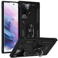 thumbnail image 1 of CoverON For Samsung Galaxy S22 Ultra Ring Case, Kickstand Rugged Phone Cover Magnetic Car Mount Compatible - Black, 1 of 9