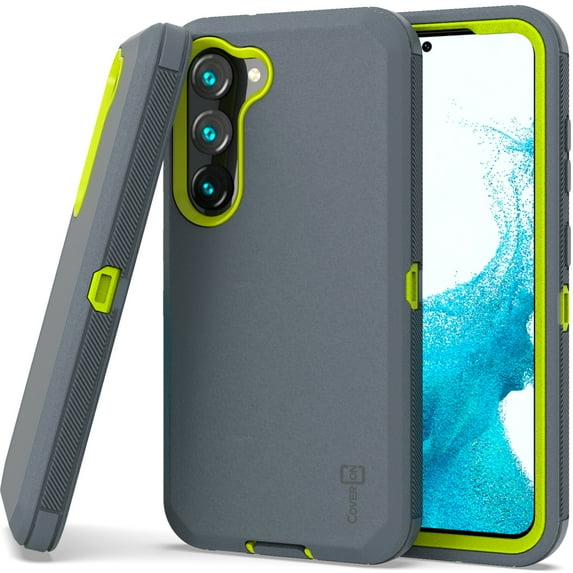 CoverON For Samsung Galaxy S23 Plus Case, Military Grade Heavy Duty Full Body Rugged Phone Cover, Gray