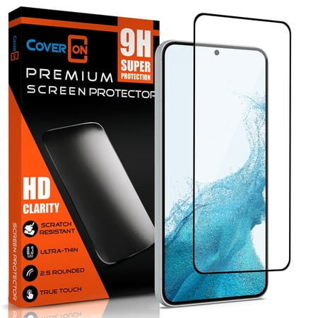 CoverON For Samsung Galaxy S23 Plus Screen Protector Tempered Glass - 98% full Coverage