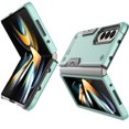 thumbnail image 1 of CoverON For Samsung Galaxy Z Fold4 / Fold 4 Case, Military Grade Heavy Duty Rugged Phone Cover Grip, Green, 1 of 10