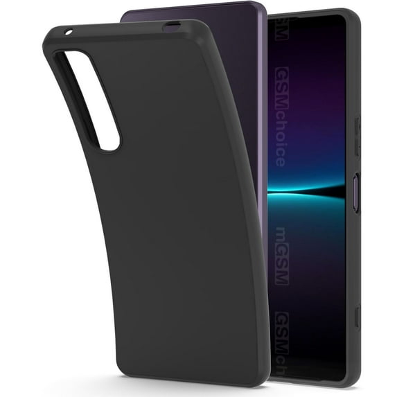 CoverON For Sony Xperia 10 IV Case, Flexible Slim Lightweight TPU Minimal Phone Cover, Black