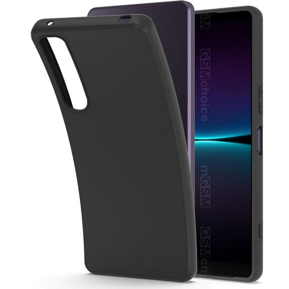 CoverON For Sony Xperia 10 IV Case, Flexible Slim Lightweight TPU Minimal Phone Cover, Black