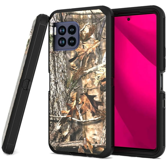 CoverON For Tmobile T-Mobile Revvl 7 Pro 5G Case, Military Grade Heavy Duty Full Body Rugged Phone Cover, Camo