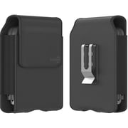 CoverON Holster for Samsung Galaxy Z Flip7 Flip6 Flip5 Flip4 Flip3 Flip ZFlip 7 6 5/ Motorola Razr 2025 Ultra Razr+ Plus 2025 2024 2023 2020 Cell Phone Case Belt Clip ID Card Vertical Leather Pouch