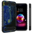 thumbnail image 1 of CoverON LG Harmony 2 / Phoenix Plus / Premier Pro / K10 2018 / K10 Plus / K10α / K30 / K10 Alpha Case, Arc Series Hybrid Phone Cover with Carbon Fiber Accents, 1 of 8