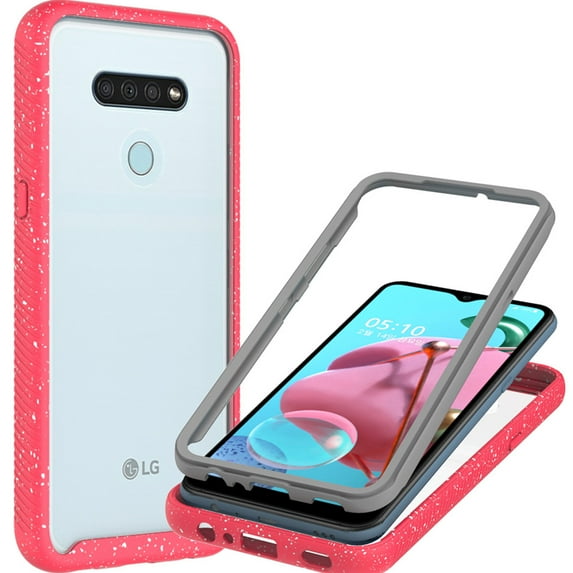 CoverON LG K51 / Reflect Case Heavy Duty Full Body Slim Fit Shockproof Clear Phone Cover - EOS Series