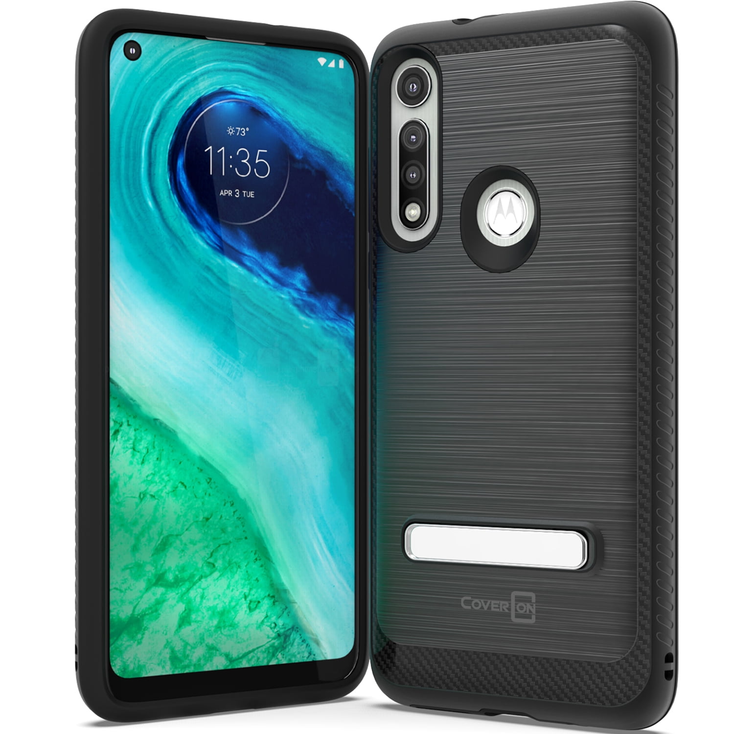 CoverON Motorola Moto G Fast Phone Case Slim Metal Kickstand Rugged coveron-motorola-moto-g-fast-phone-case-slim-metal-kickstand-rugged