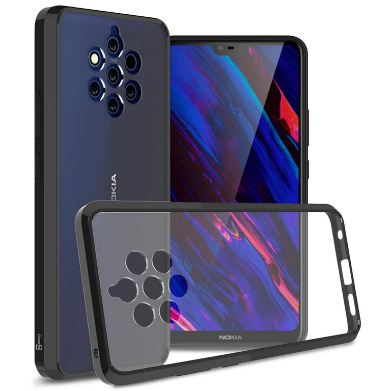 Nokia 9 PureView 美品 ケース＆変換プラグ付き CoverON Nokia 9 PureView Case, ClearGuard Series Clear Hard