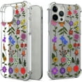 thumbnail image 1 of CoverON Phone Design For Apple iPhone 13 Pro Max Case, Clear Flexible Soft Rubber Slim TPU Cover, Flower Garden, 1 of 8