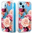 thumbnail image 1 of CoverON Phone Design For Apple iPhone 14 Case, Clear Flexible Soft Rubber Slim TPU Cover, Peony Flower, 1 of 8