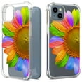 thumbnail image 1 of CoverON Phone Design For Apple iPhone 15 Case, Clear Flexible Soft Rubber Slim TPU Cover, SunFlower, 1 of 7