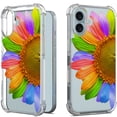 thumbnail image 1 of CoverON Phone Design For Apple iPhone 16 / iPhone 16 Case, Clear Flexible Soft Rubber Slim TPU Cover, SunFlower, 1 of 8