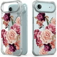 thumbnail image 1 of CoverON Phone Design For Apple iPhone 17 Air Case, Clear Flexible Soft Rubber Slim TPU Cover, Peony Flower, 1 of 8