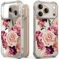 thumbnail image 1 of CoverON Phone Design For Apple iPhone 17 Pro Case, Clear Flexible Soft Rubber Slim TPU Cover, Peony Flower, 1 of 8