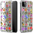 thumbnail image 1 of CoverON Phone Design For Boost Celero 5G Case, Clear Flexible Soft Rubber Slim TPU Cover, Flower Garden, 1 of 7