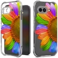 thumbnail image 1 of CoverON Phone Design For Goolge Pixel 9a Case, Clear Flexible Soft Rubber Slim TPU Cover, SunFlower, 1 of 8