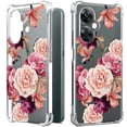 thumbnail image 1 of CoverON Phone Design For Oneplus Nord N30 5G / Oneplus Nord CE 3 Lite Case, Clear Flexible Soft Rubber Slim TPU Cover, Peony Flower, 1 of 7