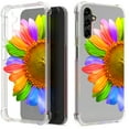 thumbnail image 1 of CoverON Phone Design For Samsung Galaxy A14 5G Case, Clear Flexible Soft Rubber Slim TPU Cover, SunFlower, 1 of 7