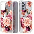 thumbnail image 1 of CoverON Phone Design For Samsung Galaxy A23 5G Case, Clear Flexible Soft Rubber Slim TPU Cover, Peony Flower, 1 of 7