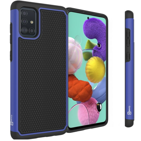 CoverON Samsung Galaxy A71 Case, HexaGuard Series Hard Phone Cover