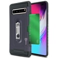 thumbnail image 1 of CoverON Samsung Galaxy S10 5G Case with Kickstand and Credit Card Holder Slot - Zipp Series - Heavy Duty Hybrid Phone Cover, 1 of 7