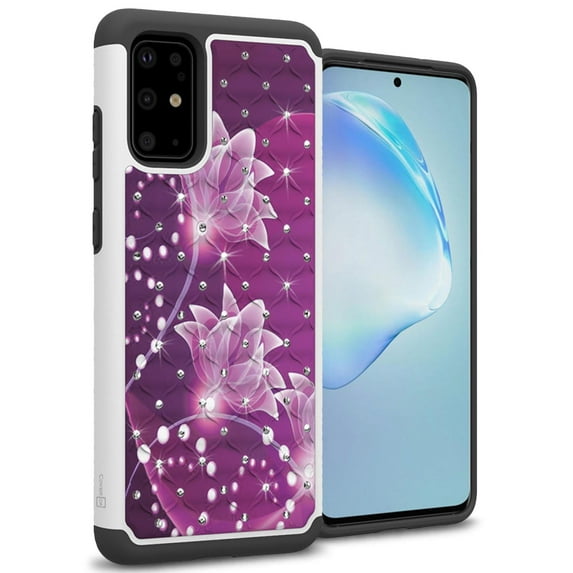 CoverON Samsung Galaxy S20 Plus Case, Aurora Series Rhinestone Phone Cover