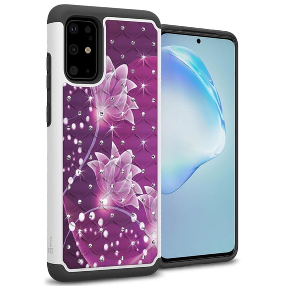 CoverON Samsung Galaxy S20 Plus Case, Aurora Series Rhinestone Phone Cover