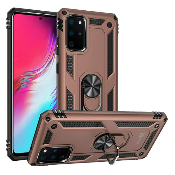 CoverON Samsung Galaxy S20 Plus Case with Magnetic Car Mount Compatible Ring Holder Kickstand Phone Cover - Resistor Series