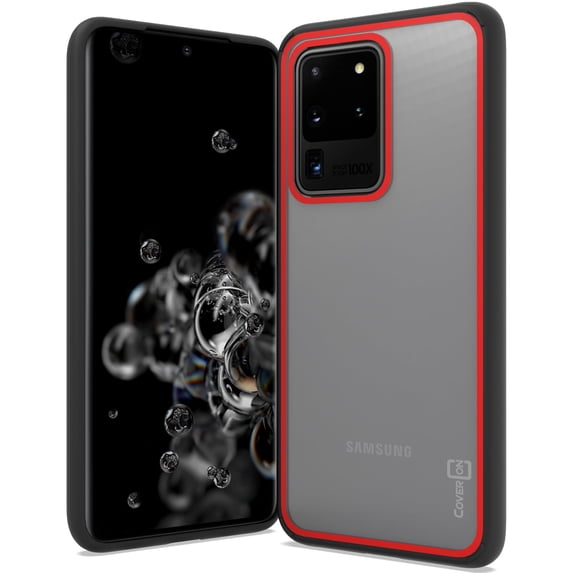 CoverON Samsung Galaxy S20 Ultra Case Clear Protective Slim Fit Hard Phone Cover with TPU Bumpers - Unity Series
