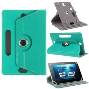 CoverON Universal 7.9 - 9 inch Screen Size Tablet Case, Multi-Angle Stand Folio Adjustable Protective Cover Compatiable for iPad mini Samsung Galaxy Tab Acer Lenovo - PU Leather Holder Band (Black)