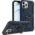 thumbnail image 1 of CoverON for Apple iPhone 13 Pro Max Ring Case, Kickstand Rugged Phone Cover Magnetic Car Mount Compatible - Navy Blue, 1 of 10