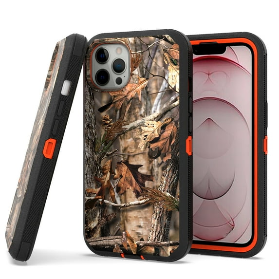 CoverON for Apple iPhone 13 pro Case, Military Grade Heavy Duty Full Body Phone Cover - Camo