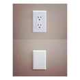 thumbnail image 1 of CoverPlug White Plastic Outlet Cover - Pack of 2, 1 of 1