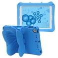 thumbnail image 1 of CoverTrend Case for iPad 6th/5th Generation (9.7 Inch, 2018/2017 Model),iPad Air 2 / 1st Case, iPad Pro 9.7 Case 2016, Cute Butterfly Rotating Stand Lightweight Kids Friendly Shockproof Case, Blue, 1 of 6