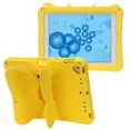 thumbnail image 1 of CoverTrend Case for iPad 6th/5th Generation (9.7 Inch, 2018/2017 Model),iPad Air 2 / 1st Case, iPad Pro 9.7 Case 2016, Cute Butterfly Rotating Stand Lightweight Kids Friendly Shockproof Case, Yellow, 1 of 6
