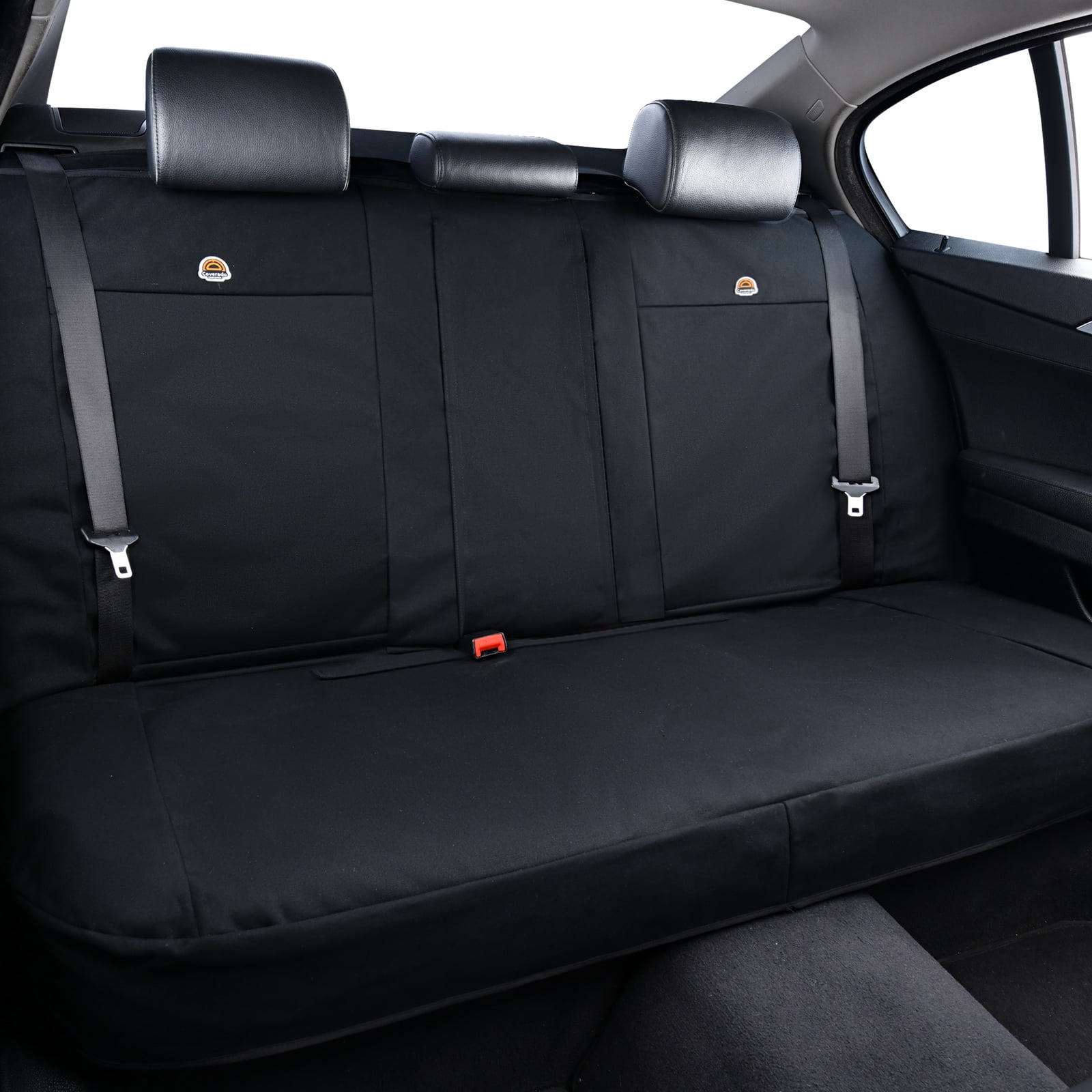 Coverado Back Seat Covers, Canvas Rear Car Bench Seat Covers,Universal