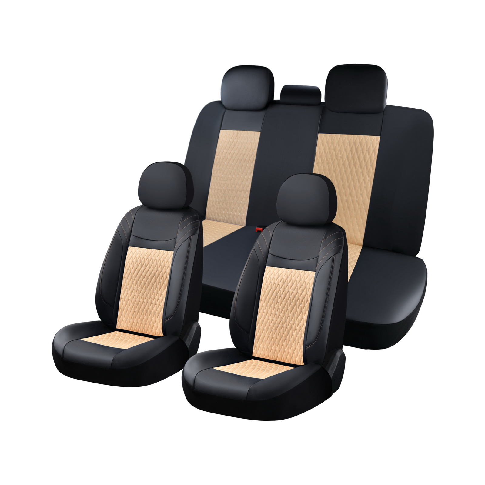 Coverado Car Seat Covers Set, 11 Pieces Full Set Universal Front and