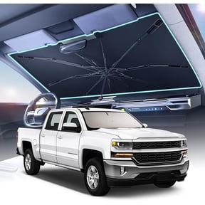 Coverado Upgraded Car Windshield Sun Shade Umbrella, Foldable Car Windshield Sun Shade Cover Front Window, Protect Car from Sun Rays&Heat Damage, Sun Visor Protector for Interior Protection((61"x33")