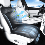 Coverado Cooling Car Seat Cover, 2 Powerful Turbo Fans Ventilated Seat Cushion for Summer, 3-Speed Temperature Adjustable Universal Fit for Car SUV Truck