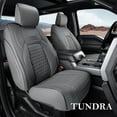 thumbnail image 1 of Coverado Custom Fit Tundra Front Car Seat Covers, Waterproof Faux Leather Auto Seat Protectors, Fit for 2014-2021 Toyota Tundra (Gray), 1 of 7