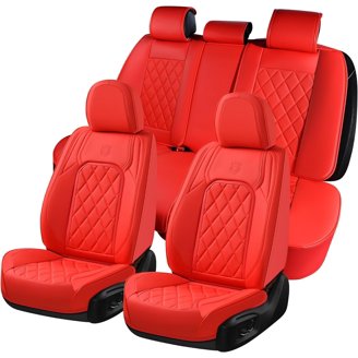Black With Red Diamond & Red Carpets Car Floor Mats Full Set V2.0 Black With Red Diamond & Red Carpets Car Floor Mats Full Set V2.0
