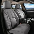 thumbnail image 1 of Coverado Front Seat Covers for Car, Premium Leather Seat Protectors with Lumbar Support, Waterproof Auto Cushions Universal Fit for Most Cars, Gray, 1 of 6