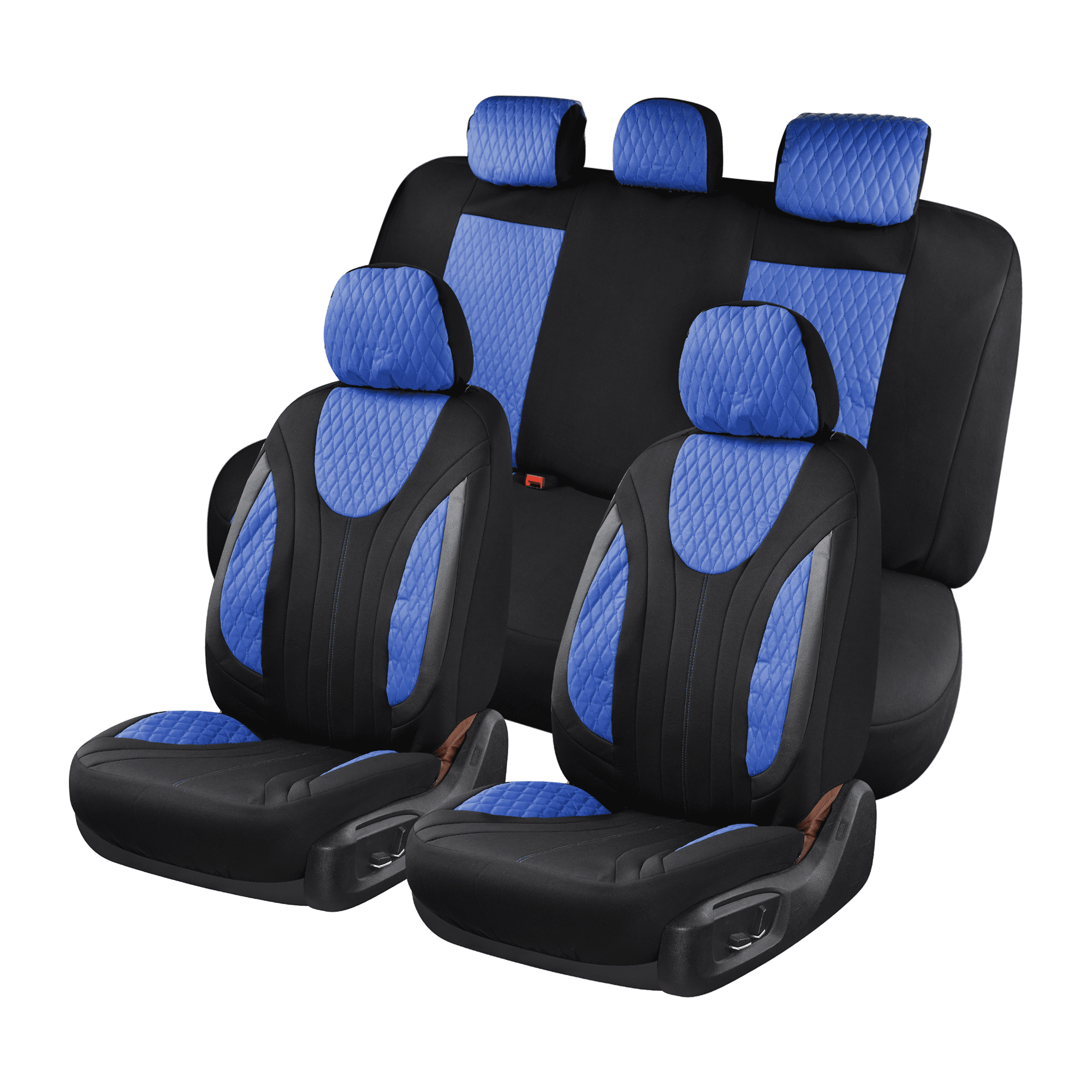 Coverado Full Set Car Seat Covers, 11 Pieces Auto Seat Protectors for