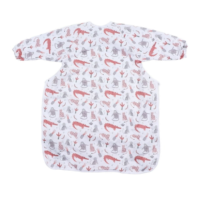 Coverall Toddler Feeding Bib One Piece Waterproof Polyester Long